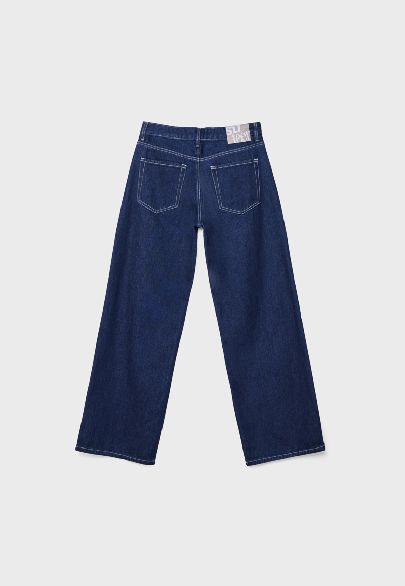 Джинсы-багги с низкой посадкой