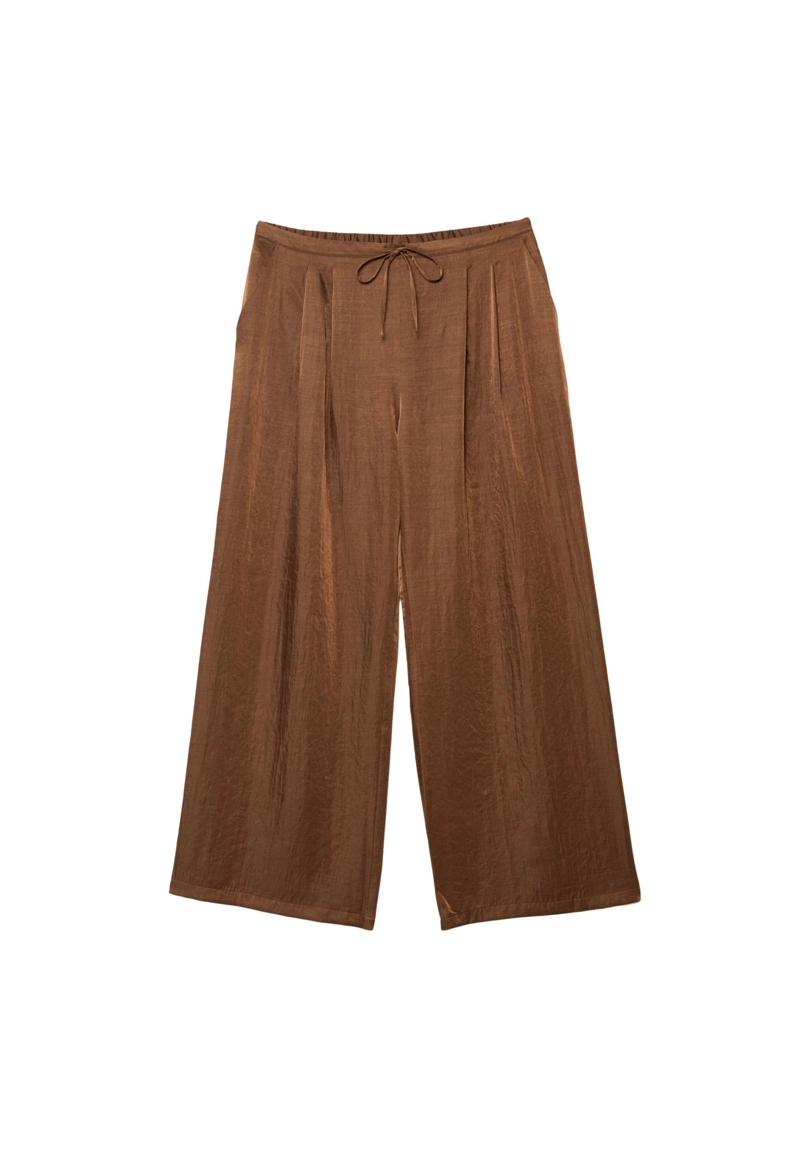 Брюки с текстурным шнурком