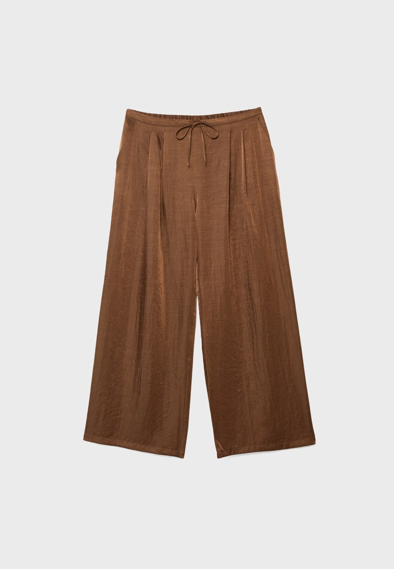 Брюки с текстурным шнурком