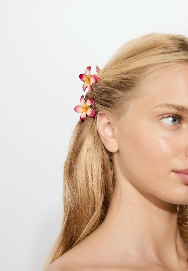 Набор из 3 заколок-цветов