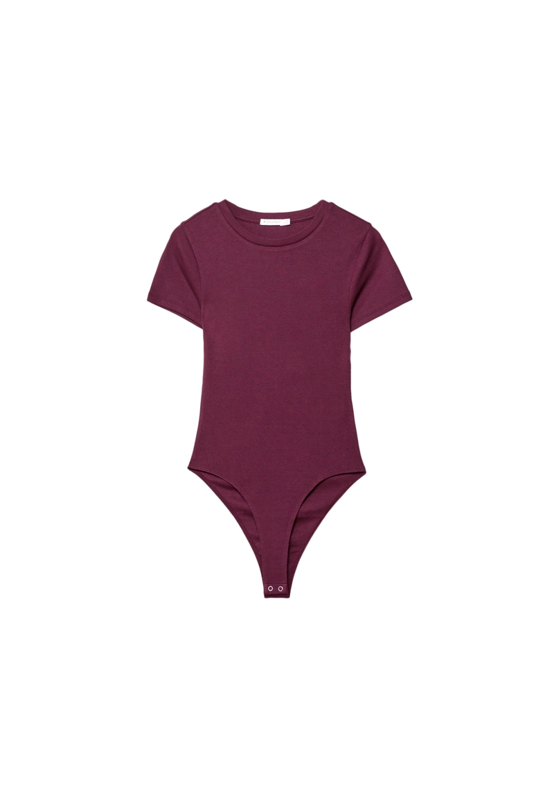 Базовый боди с круглым вырезом