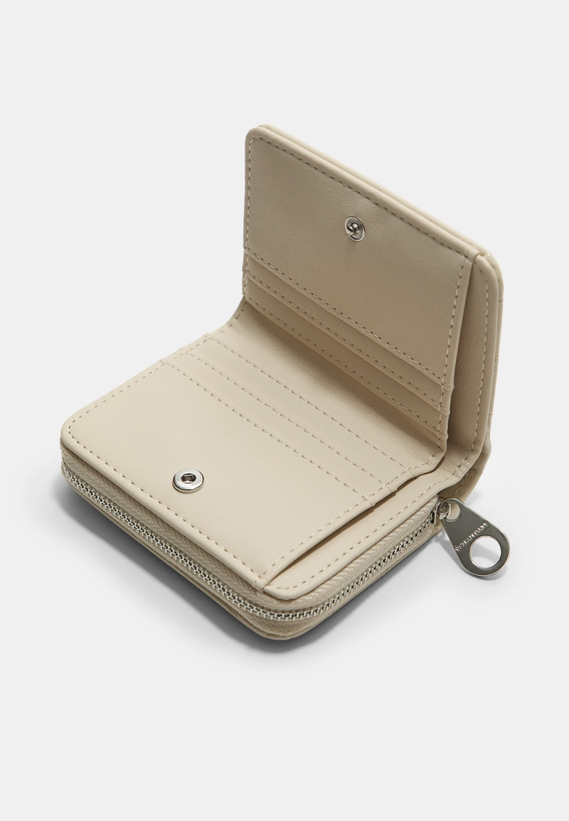 Кошелек на молнии с тиснением под кокос