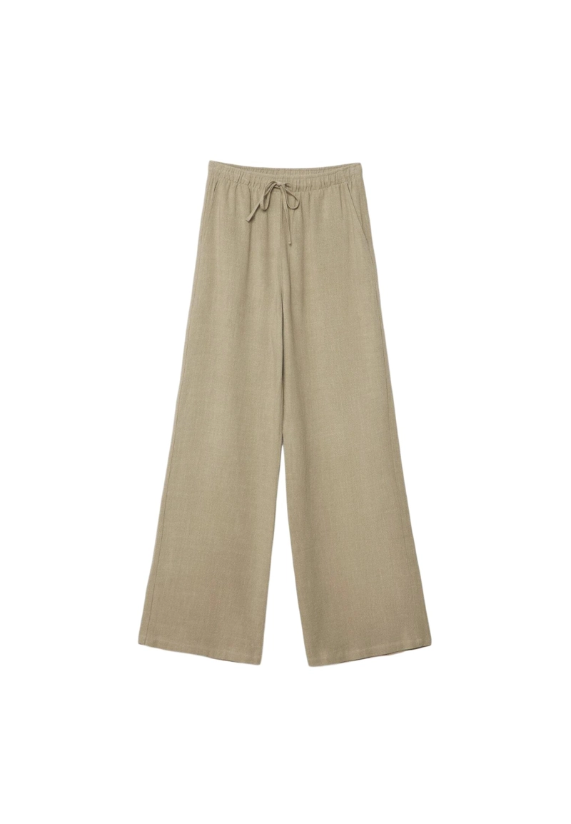 Струящиеся брюки с льном
