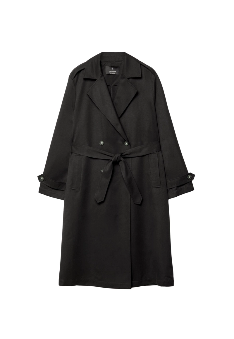 Длинный струящийся тренч