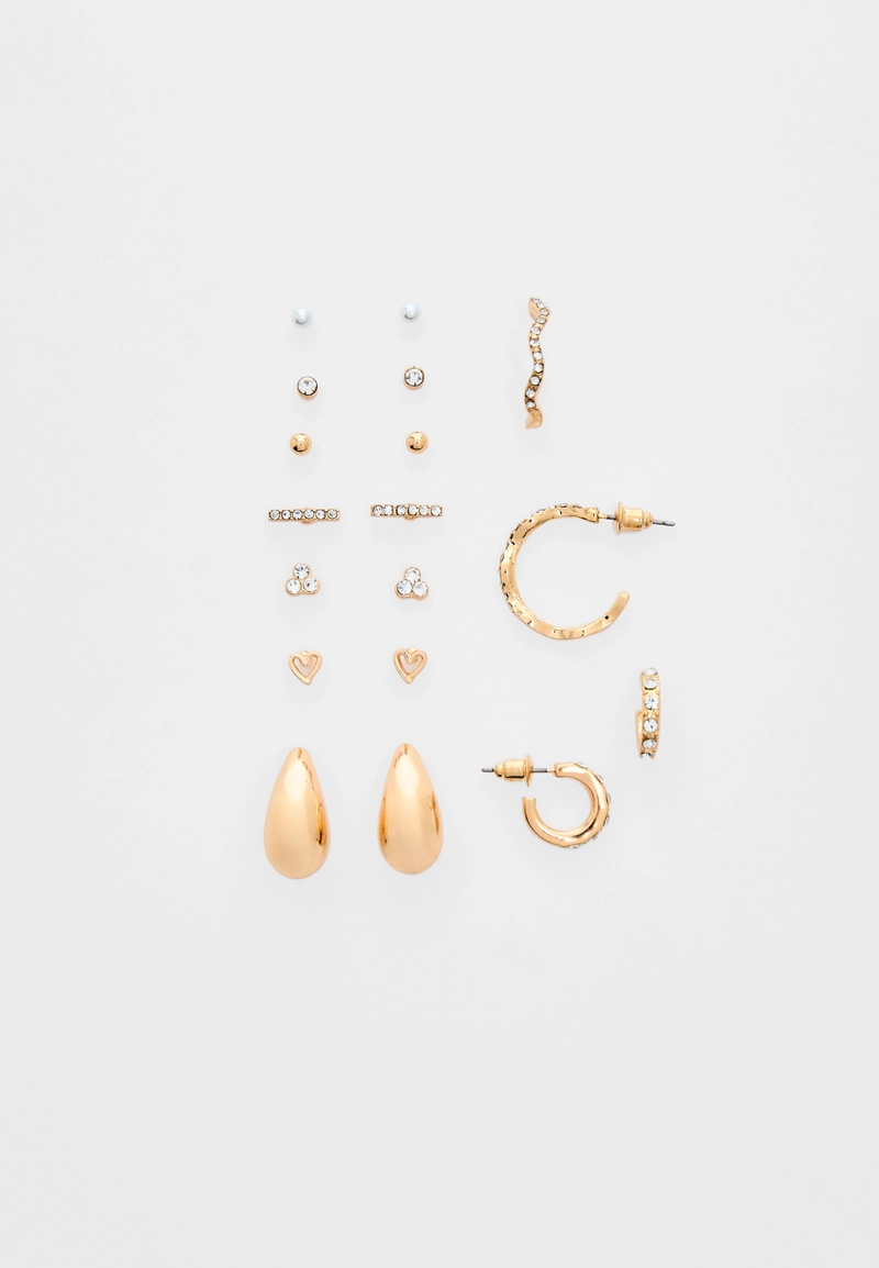 Набор из 9 мини-серегек-капелек