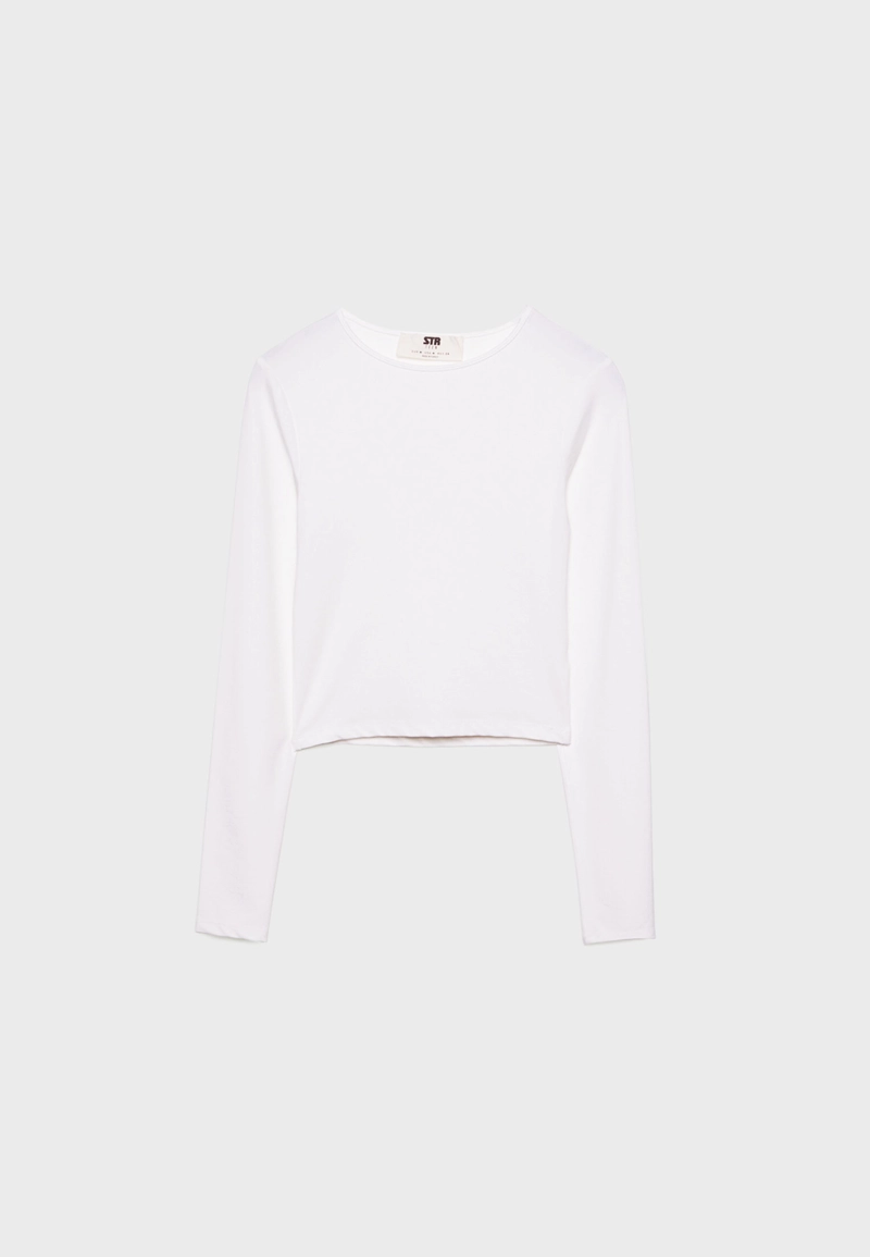 Лонгслив из полиамида с длинными рукавами