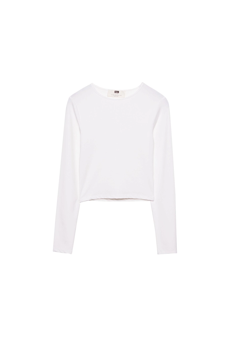 Лонгслив из полиамида с длинными рукавами