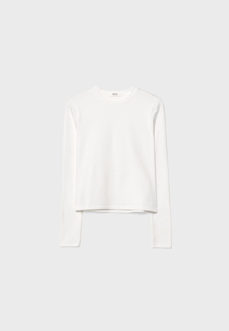 Базовая футболка с круглым вырезом