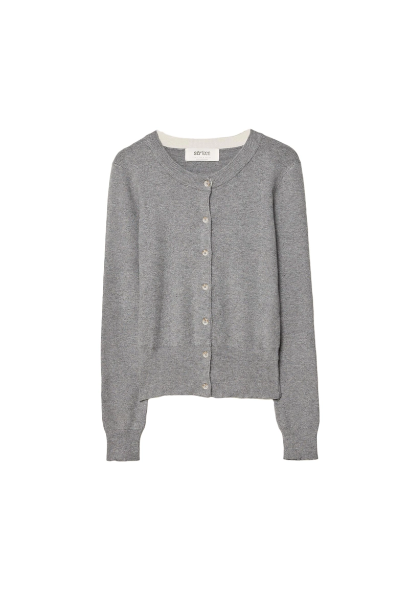 Трикотажный кардиган на пуговицах