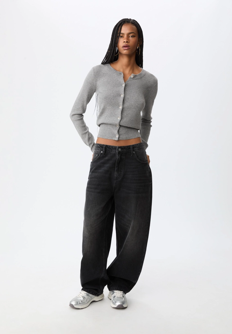 Трикотажный кардиган на пуговицах