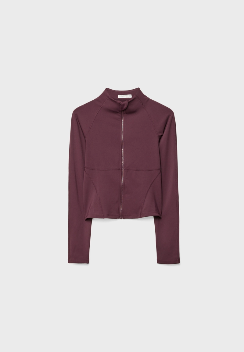 Облегающая куртка на молнии