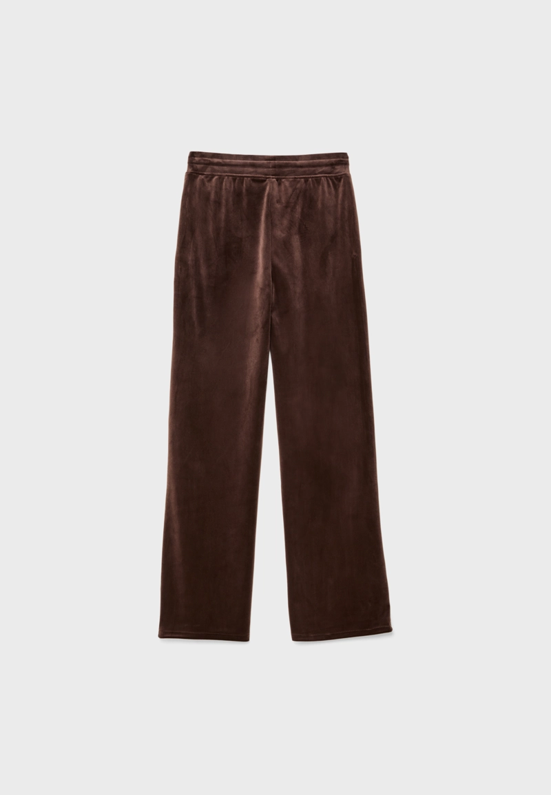 Бархатные брюки-джоггеры