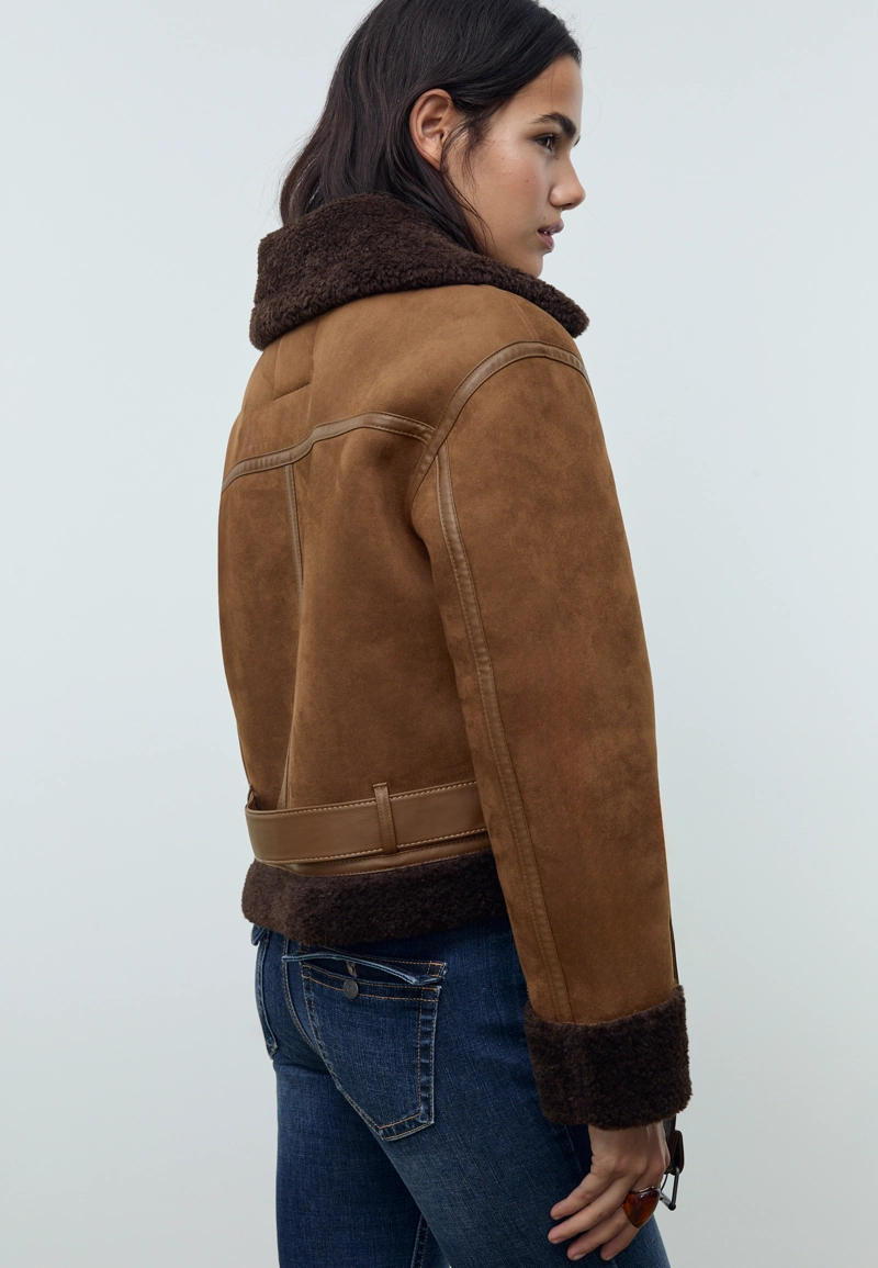 Укороченная двусторонняя куртка