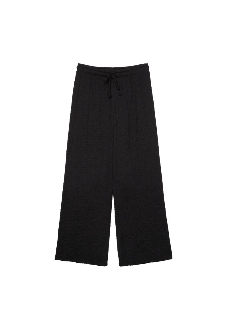 Длинные струящиеся брюки с текстурой