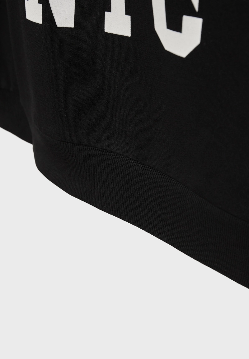 Толстовка NYC с открытыми плечами