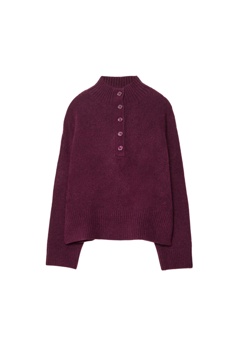 Вязаный джемпер с пуговицами