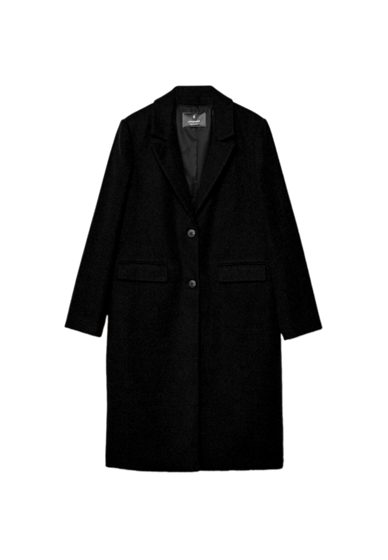 Длинное прямое пальто