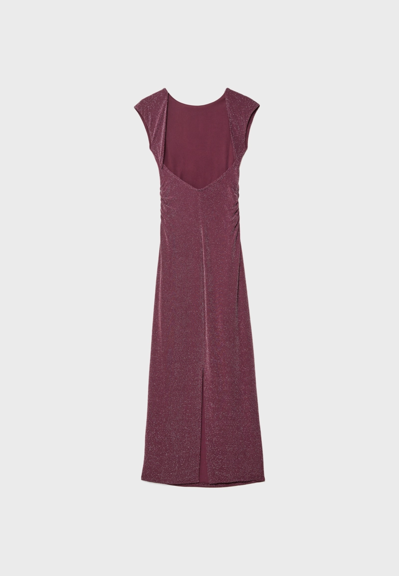 Платье миди с открытой спиной