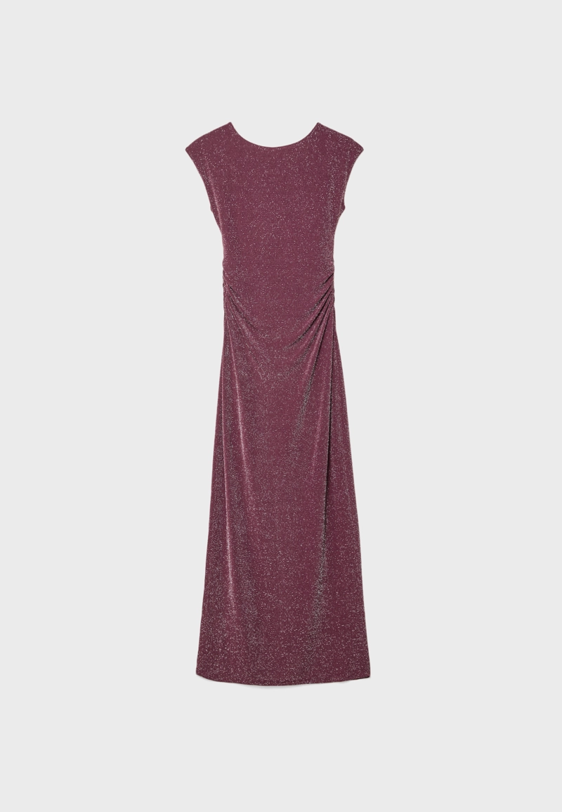 Платье миди с открытой спиной