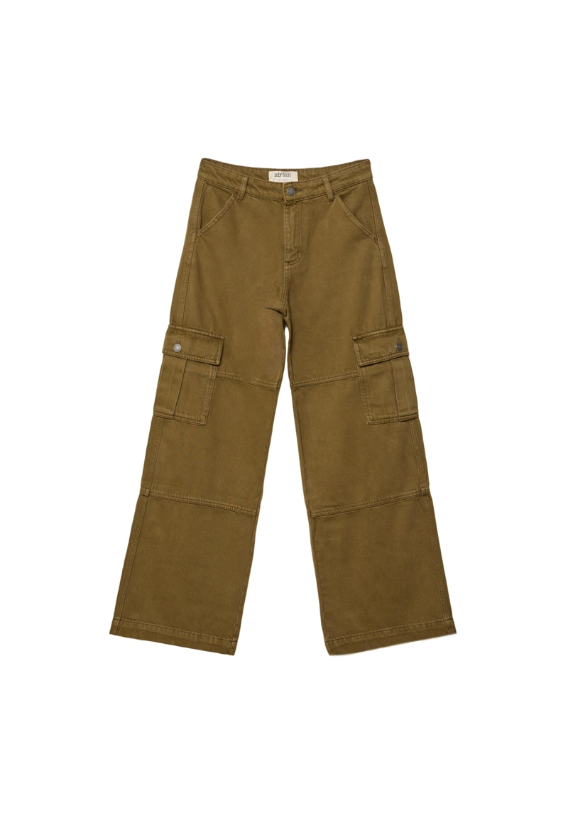 Прямые брюки карго