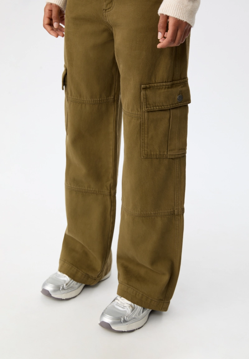 Прямые брюки карго