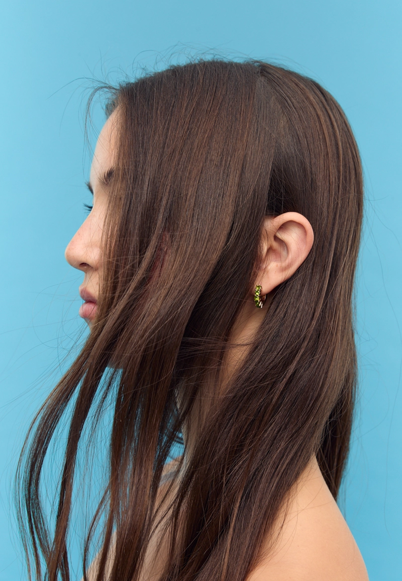 Набор из 9 пар серег с блестящей отделкой