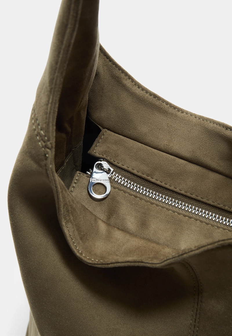 Сумка через плечо из искусственной замши