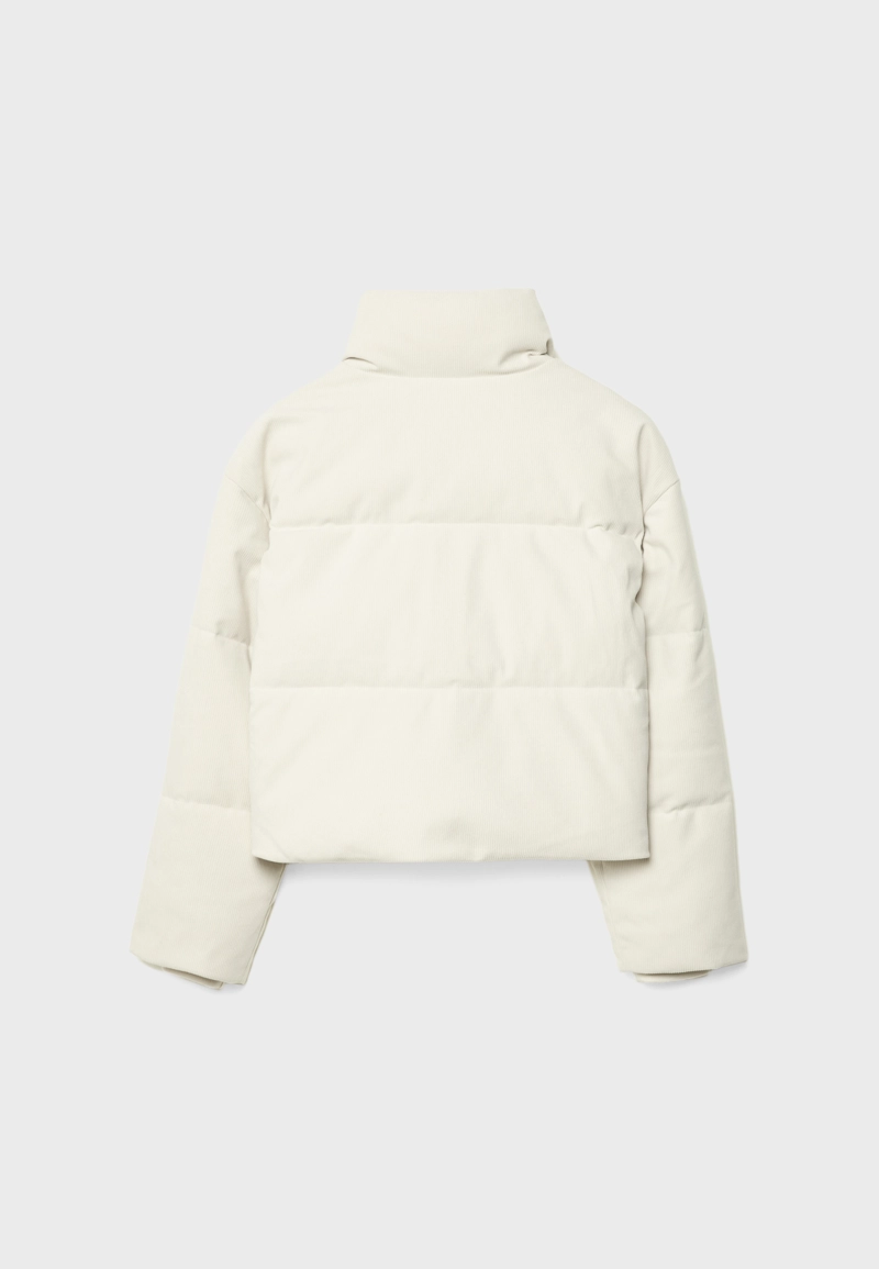 Стеганая вельветовая куртка