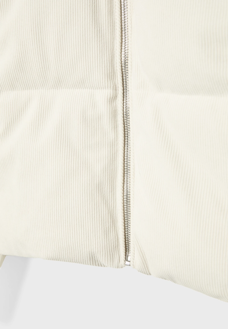 Стеганая вельветовая куртка