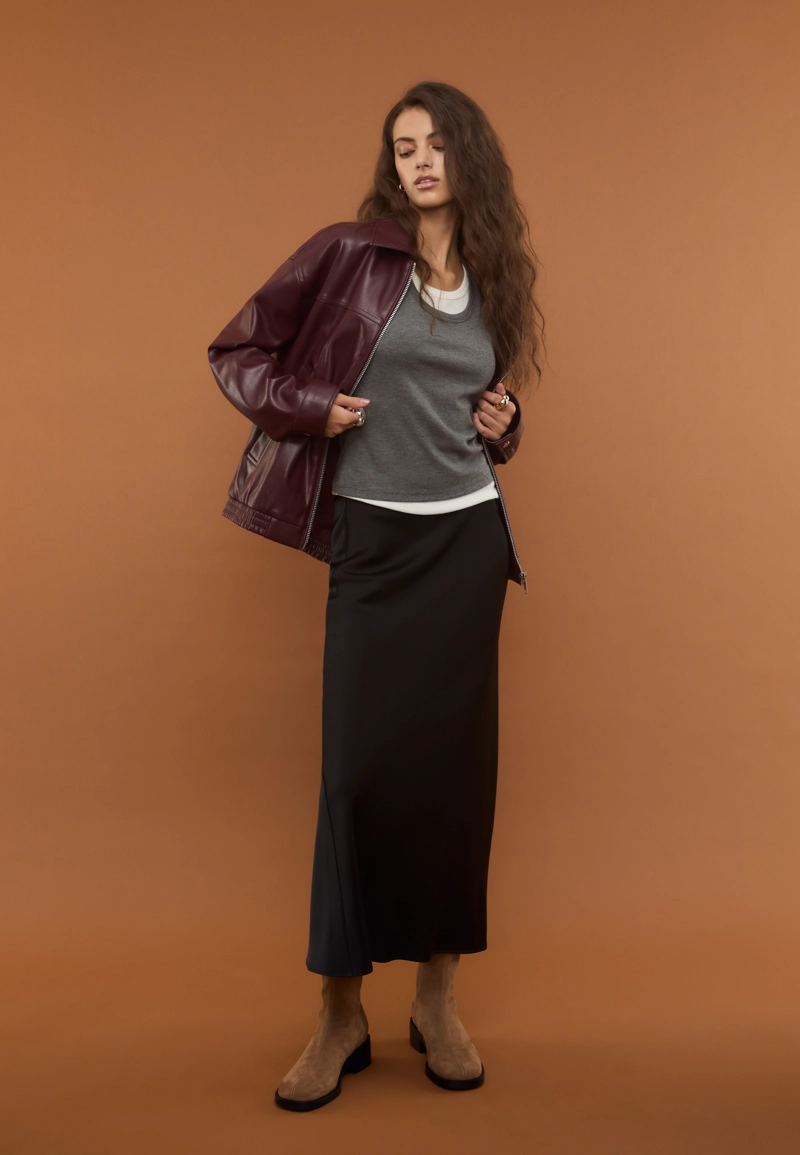 Плоские ботильоны из искусственной замши