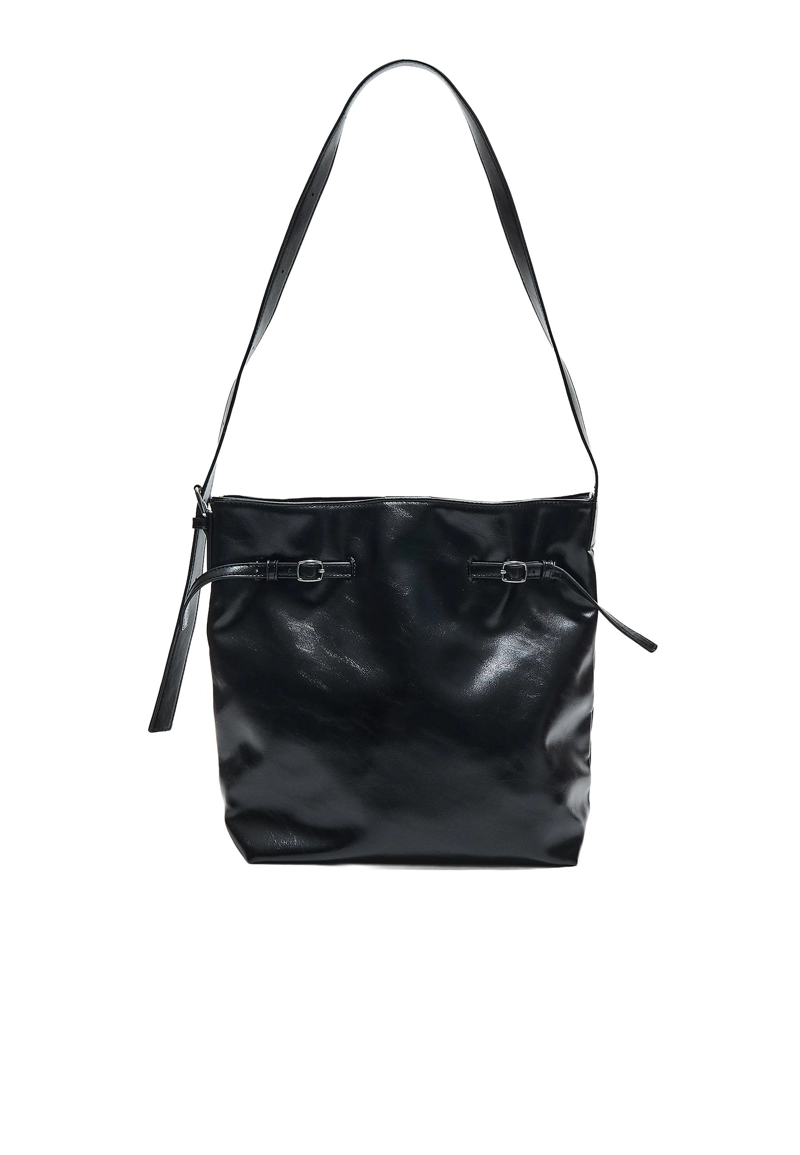 Наплечная сумка с пряжками