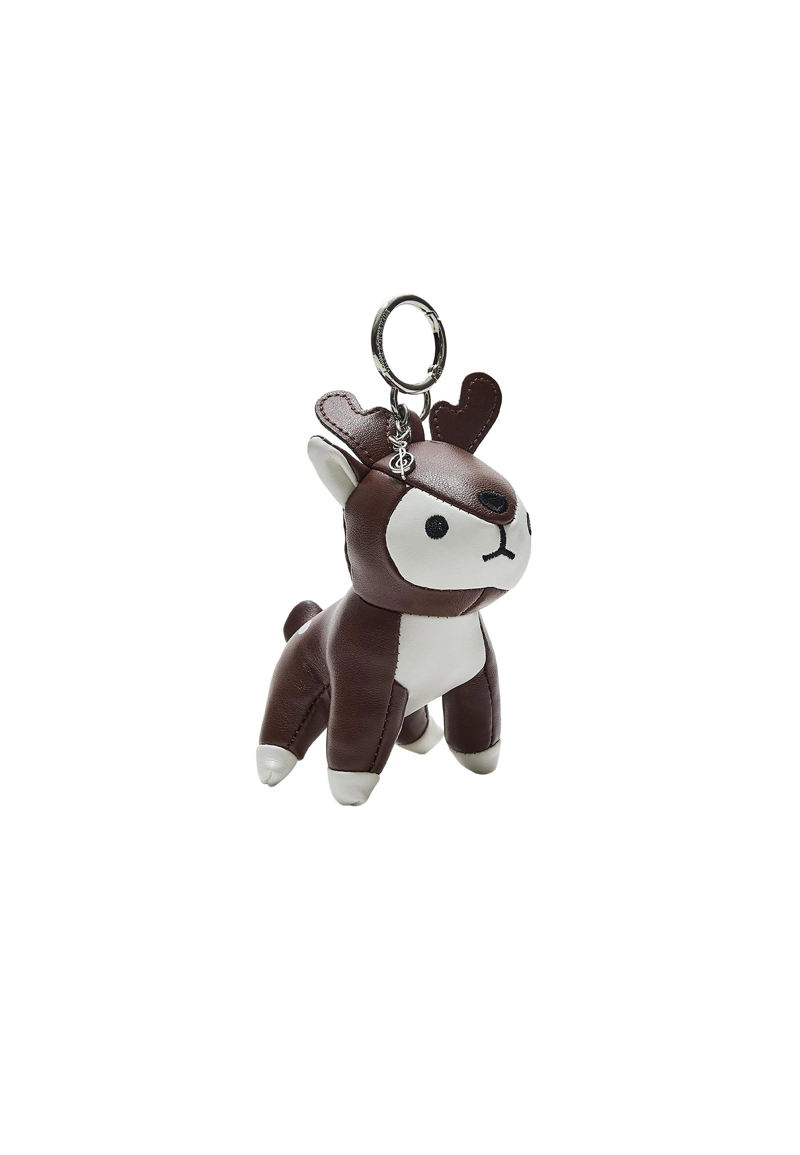 Брелок-подвеска с кожаным эффектом