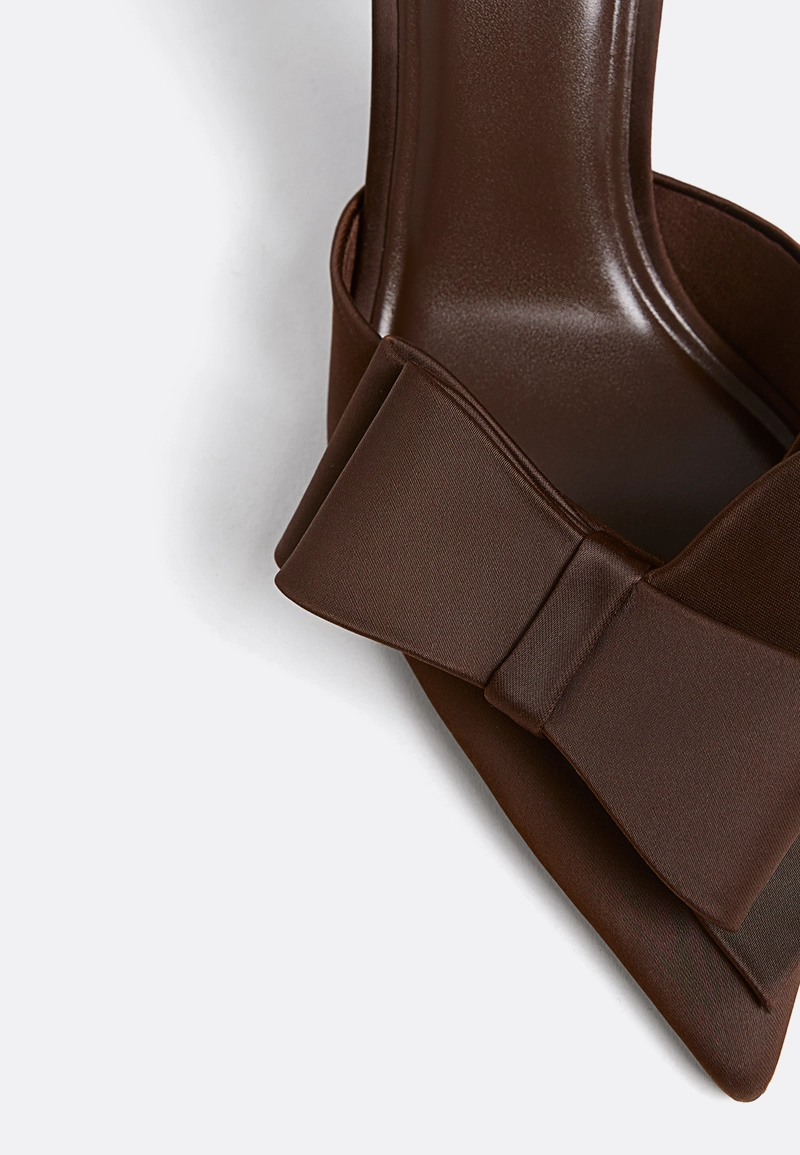 Туфли-лодочки с бантом