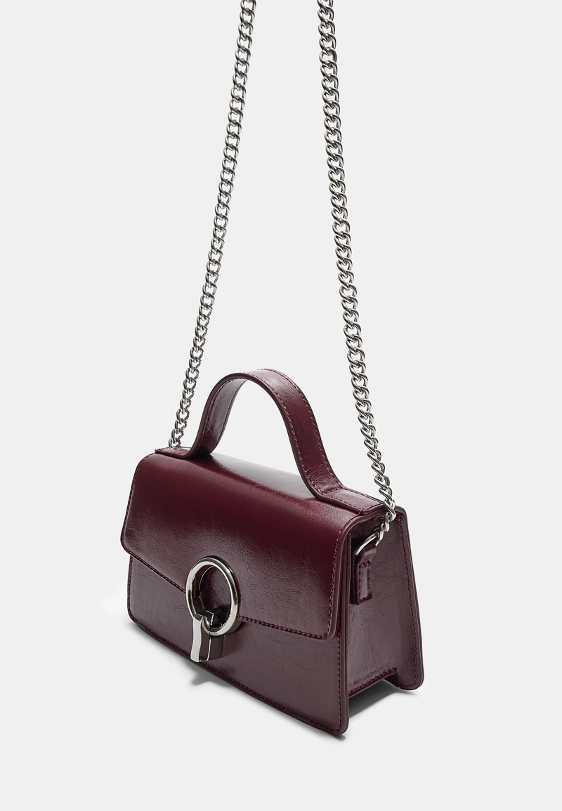 Сумка-мессенджер с круглой застежкой