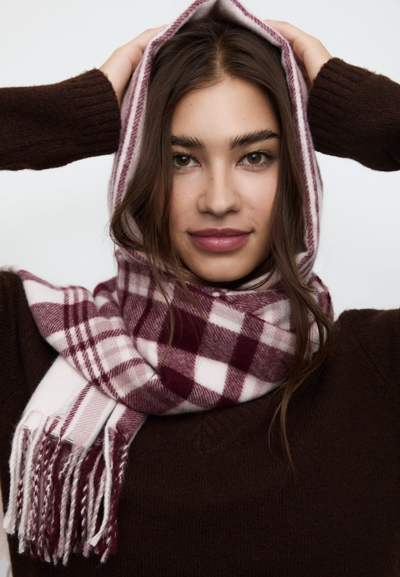 Шарф в клетку