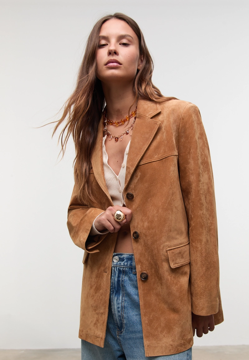 Кожаная куртка американка