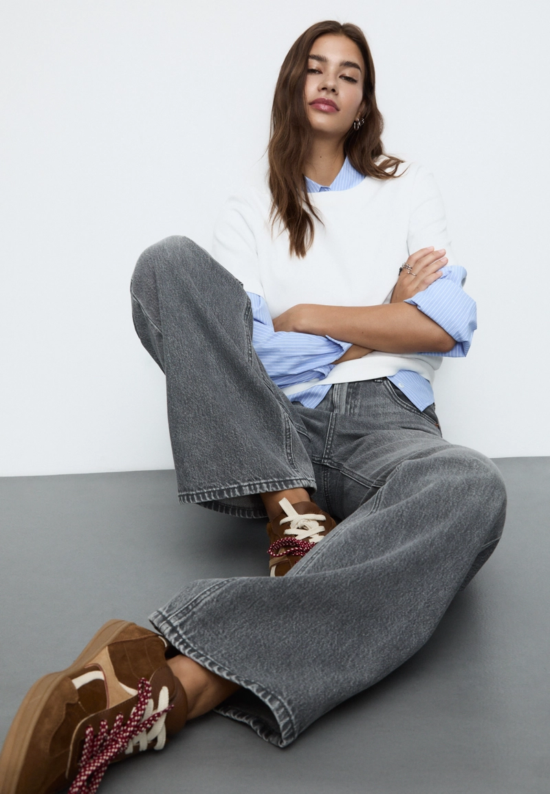 Джинсы прямого кроя