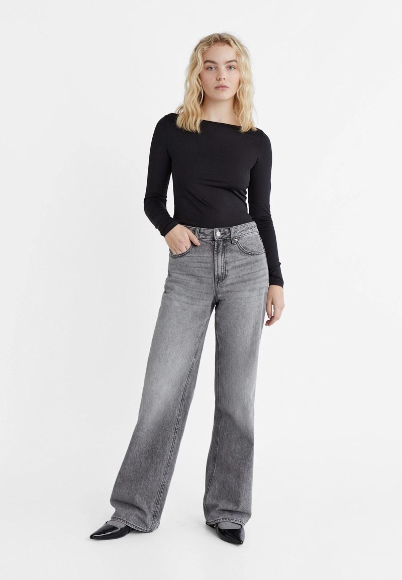 Джинсы прямого кроя