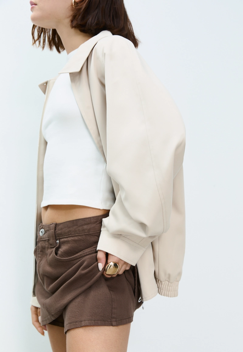 Джинсовая юбка-брюки D62