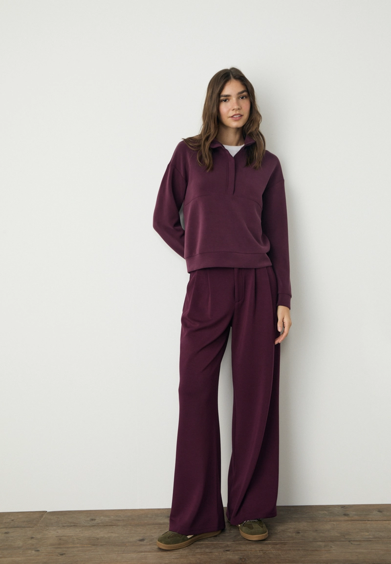 Брюки классические из мягкой ткани