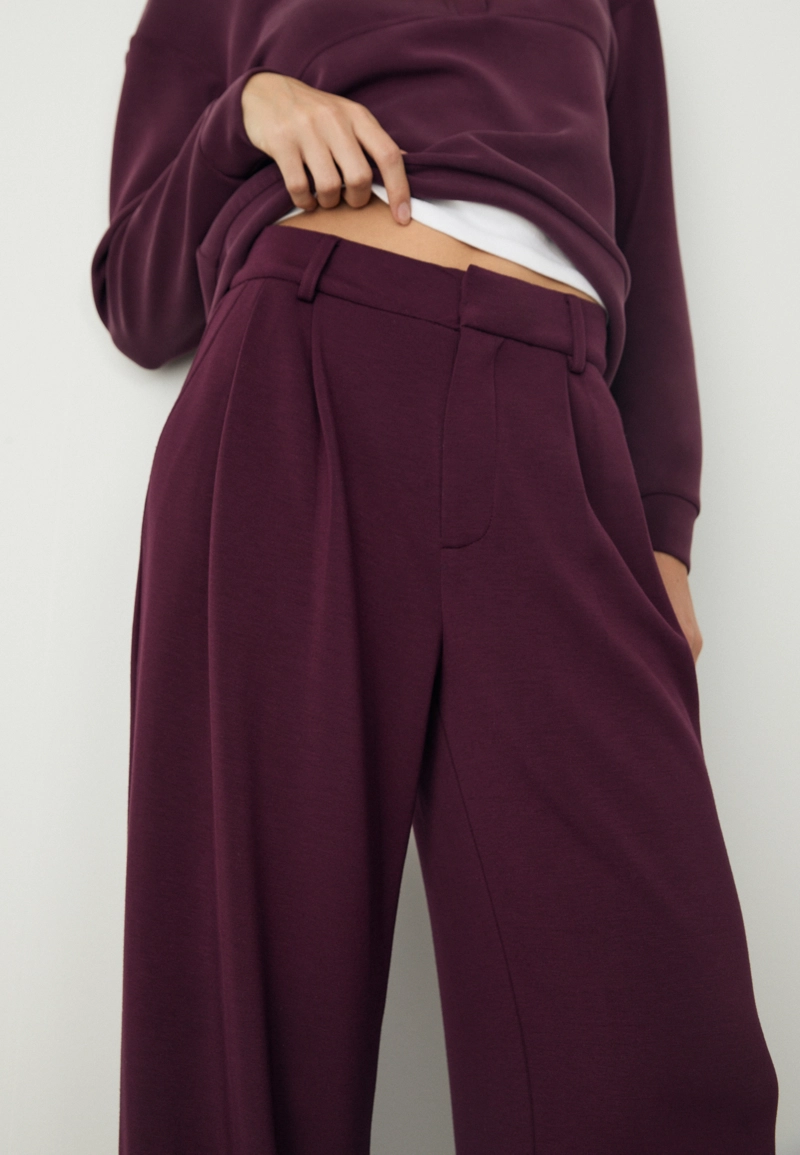 Брюки классические из мягкой ткани