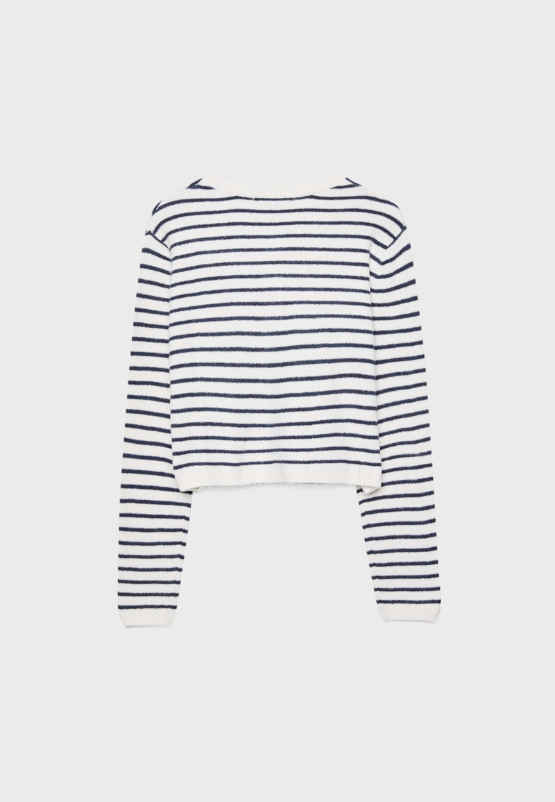 Вязаный кардиган с пуговицами из мягкой ткани