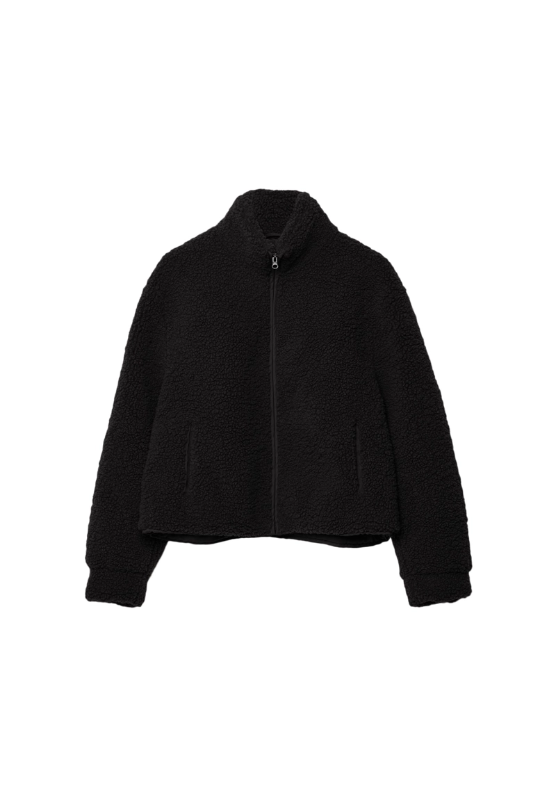 Куртка на молнии под искусственную овчину