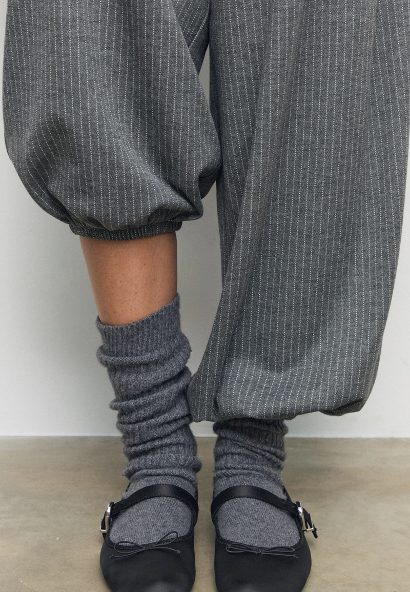 Джоггеры-баллоны в полоску