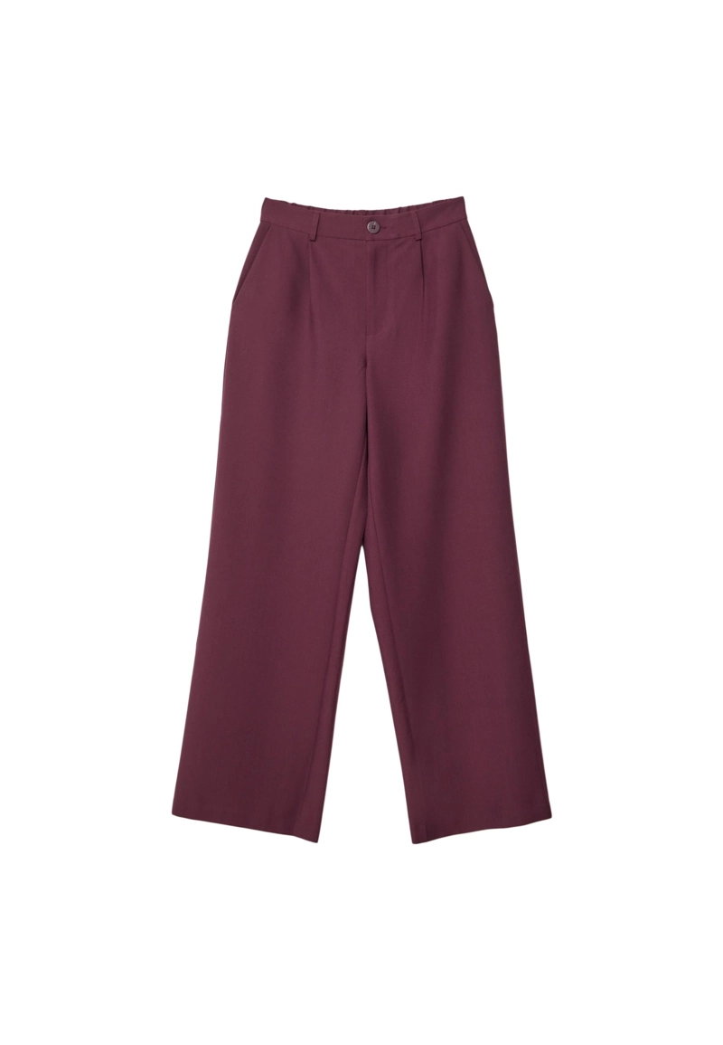 Прямые брюки под льняную ткань