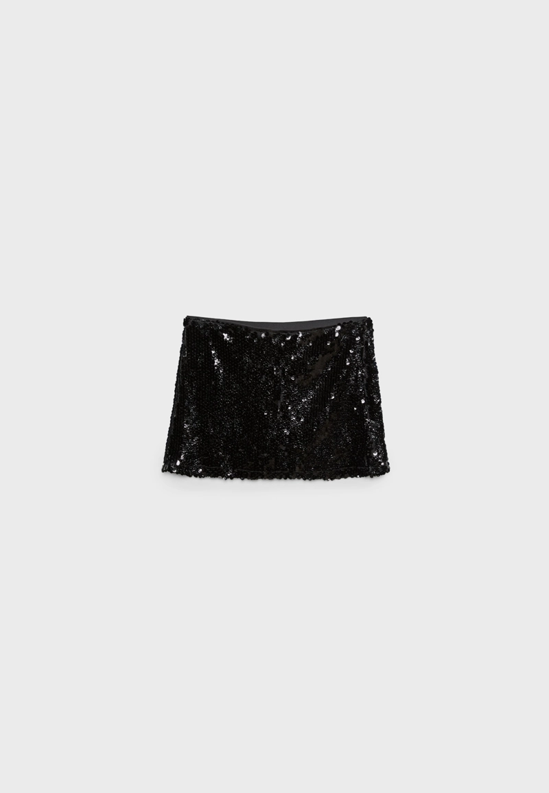 Мини-юбка с пайетками