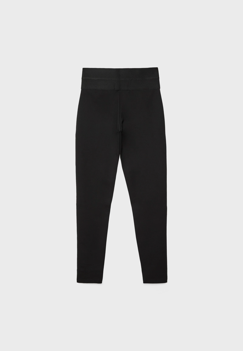 Леггинсы с комбинированным поясом