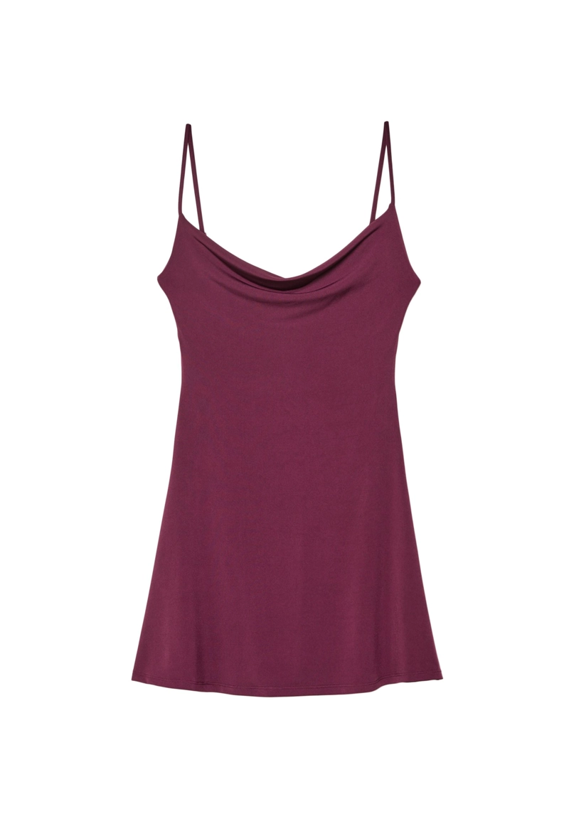 Короткое платье с плавным вырезом