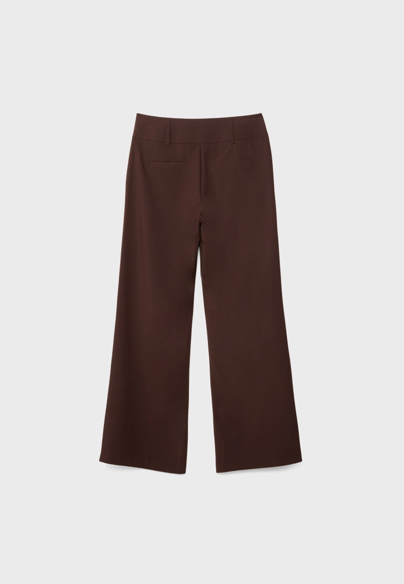 Классические брюки с широким поясом