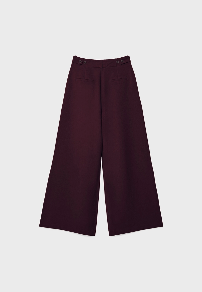 Широкие брюки с регулируемой посадкой l04536428